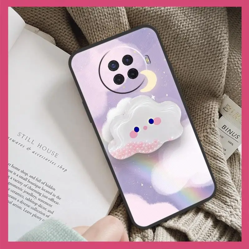 Модный дизайнерский Противопыльный чехол для телефона OPPO ACE2, Силиконовый противоударный чехол с мультяшным изображением песка