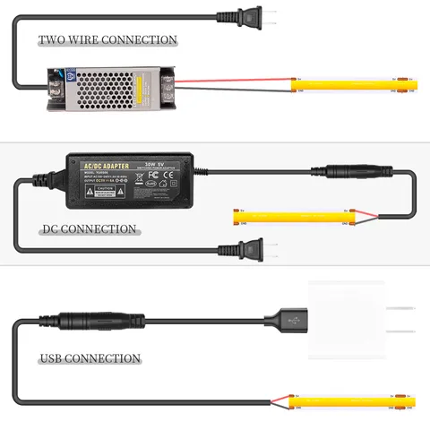 LOAMLIN COB светодиодная лента 320leds/м теплый белый