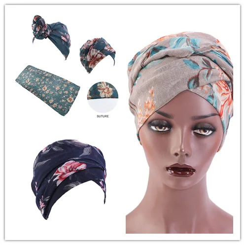 

Vintage-inspired Cotton Hat Fashion Suede Turban Solid Color Muslim Hijab Headscarf African Indian Head Scarf Women Head Scarf
