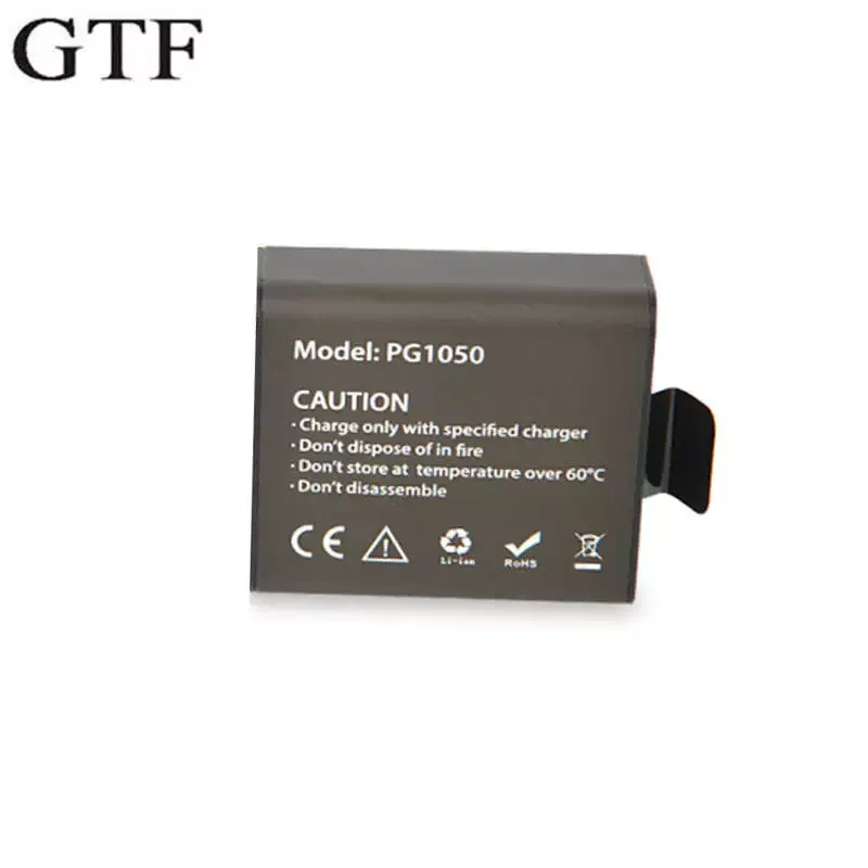 

GTF 3.7V PG1050mAh Action Camera Battery For EKEN H9 H9R H3 H3R H8PRO H8R SJ4000 SJCAM SJ5000 M10 SJ5000X Rechargeable batteries