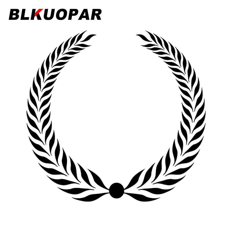 

BLKUOPAR оливковая ветка, венок Лавра, автомобильная наклейка, графическая Личная наклейка, бампер, холодильник, доска для серфинга, доводчик, а...