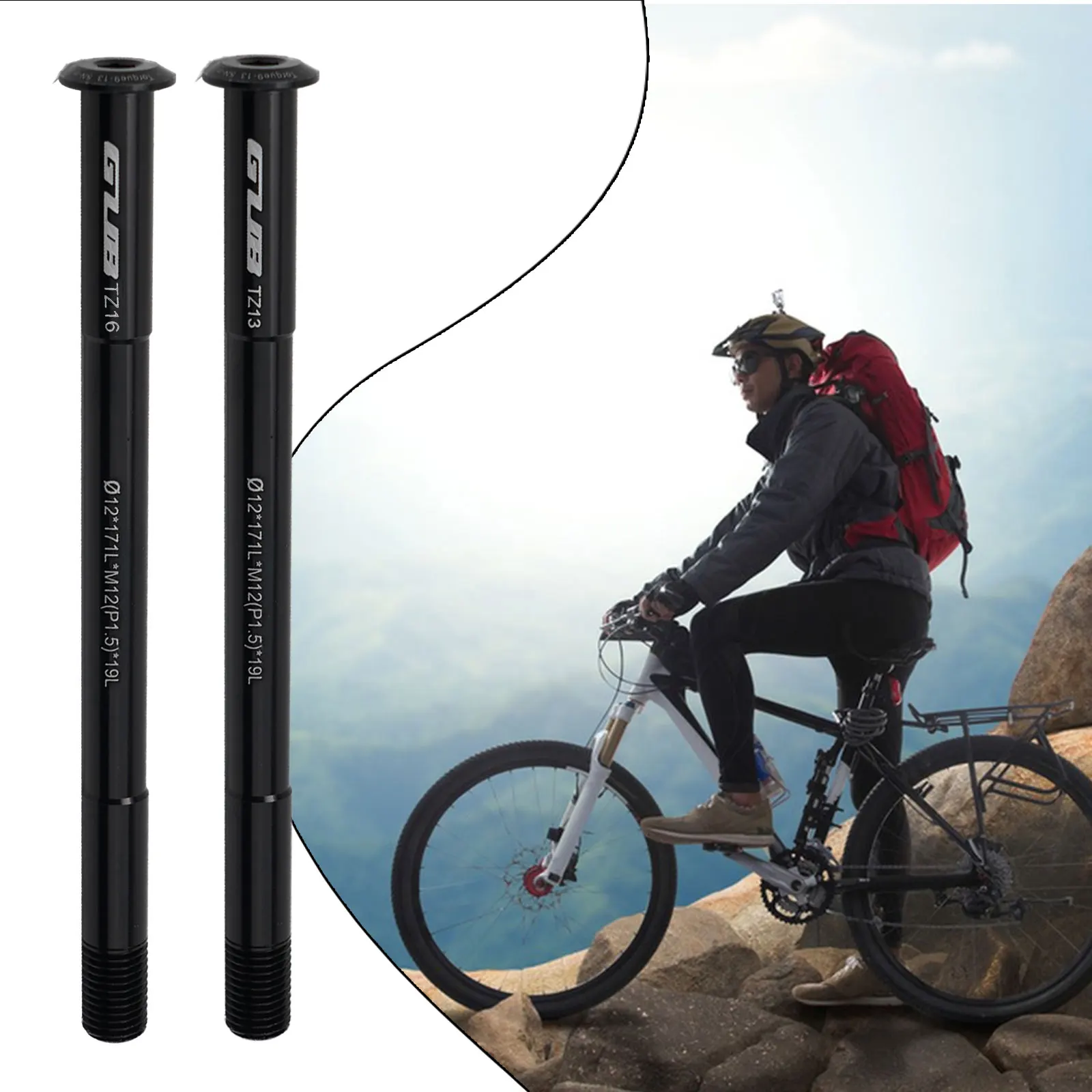 Легкая установка легкого сквозного шампура из алюминиевого сплава для MTB