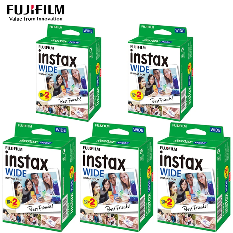 

Абсолютно новые 10-100 листов широкоформатной фотобумаги Fujiflm Instax 5 дюймов широкоформатная 300 210 фотобумага INSTAX Fim instax200