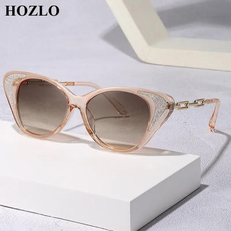 Fashion chain Sunglasses 2022 Women Designer Luxury Man/Women Cat Eye Sun Glasses Classic Vintage UV400 Outdoor Oculos De Sol