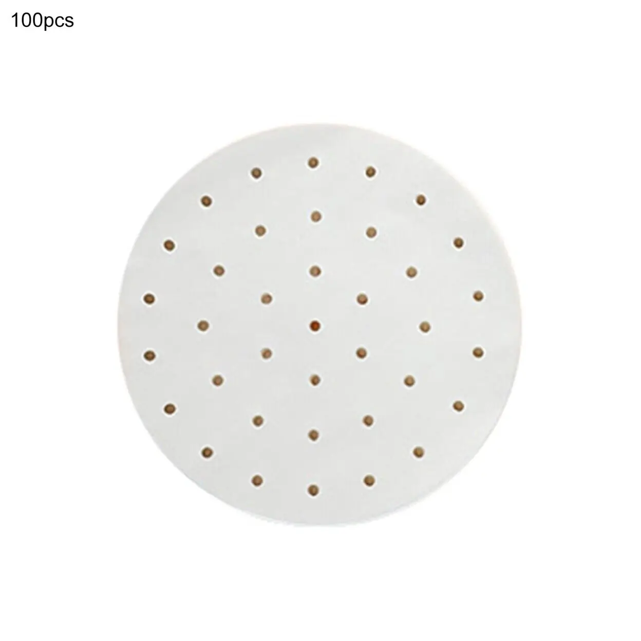 

100Pcs 10inch 25CM Set Steamer Paper More Thicken Non-Stick Paper Practical Food-Grade