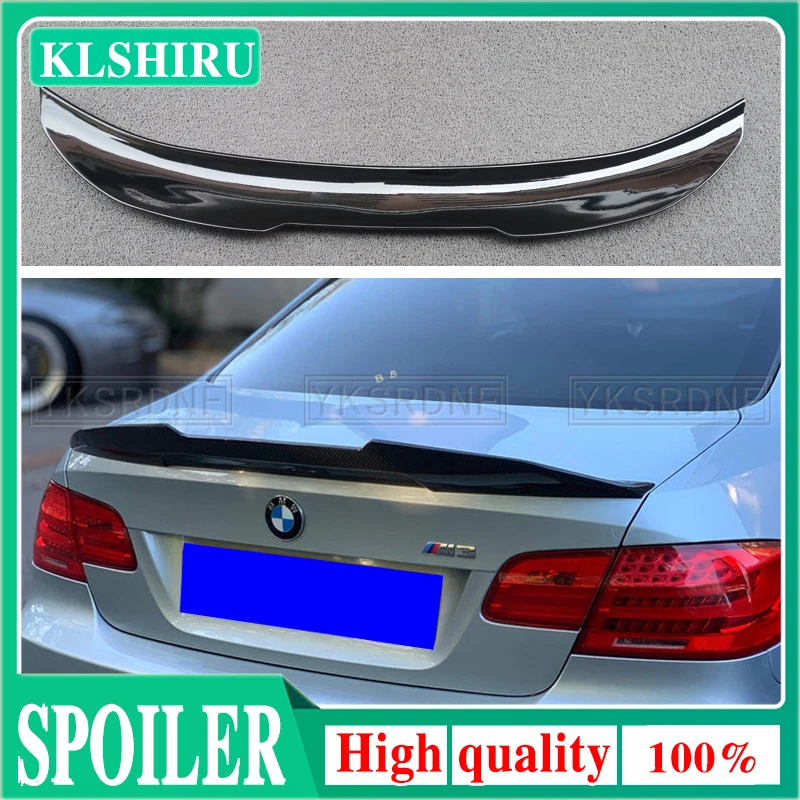 

Задний спойлер, крышка заднего спойлера, задний плавник из АБС-пластика для BMW E92 Coupe (2006 - 2012 3 серии), отличная установка, глянцевая отделка