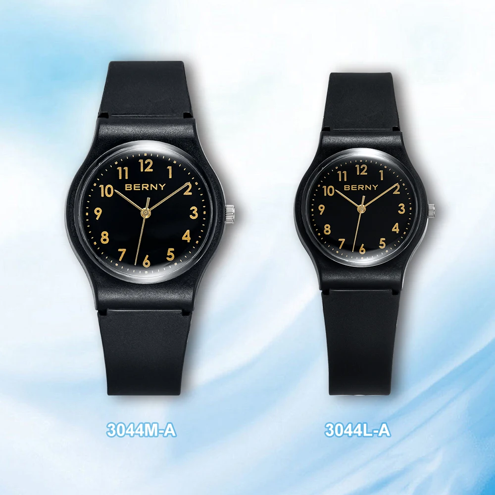 BERNY Quartz Women Watch Japan Miyota 2035 Waterproof 30M Ultra Thin Sport Lovers Watch Ladies Fashion Gold WristWatch for Women