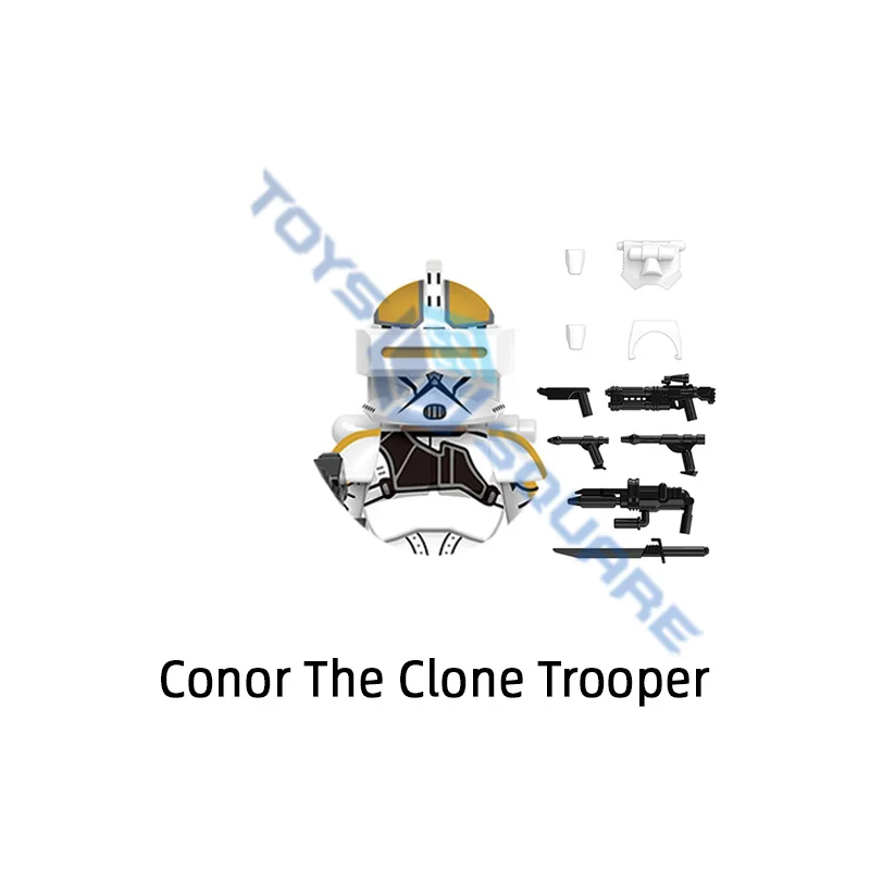 DISNEY Clonetrooper пустынный солдат Конор Бумер боевой батальон Легион медицинская