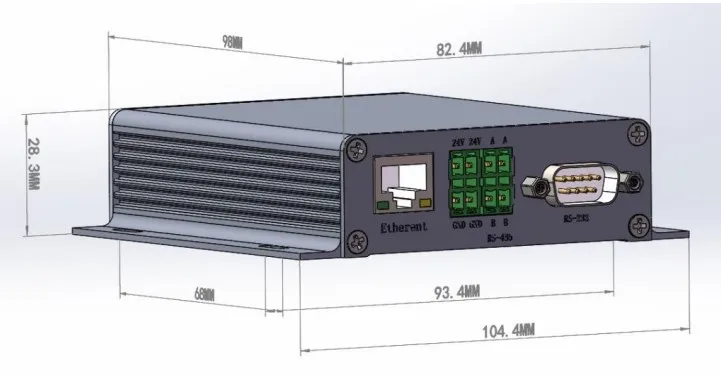 Полупроводниковый считыватель 134 2 кГц транспондер Modbus RTU HDX фиксированный чипов
