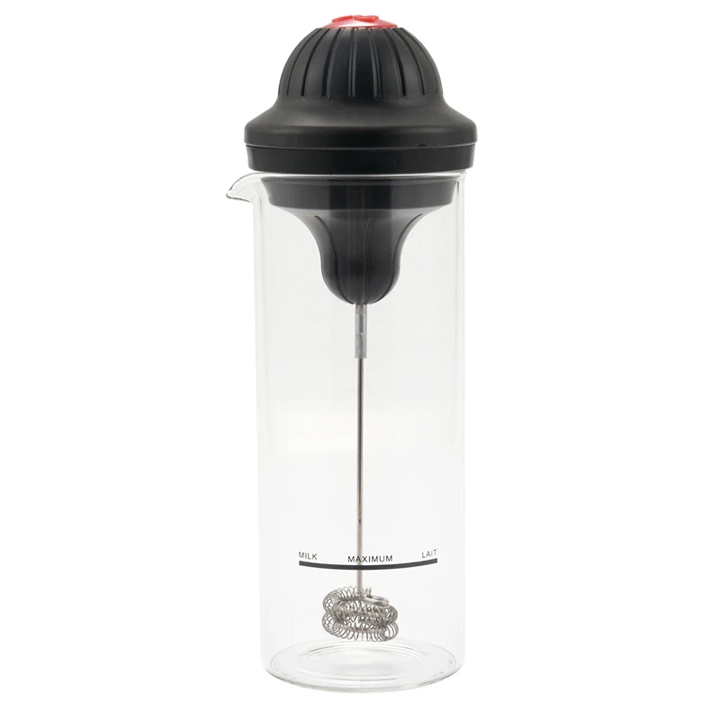 

Hot Milk Frother Electric Foamer Coffee Foam Maker Milk Shake Mixer Battery Milk Frother Jug Cup