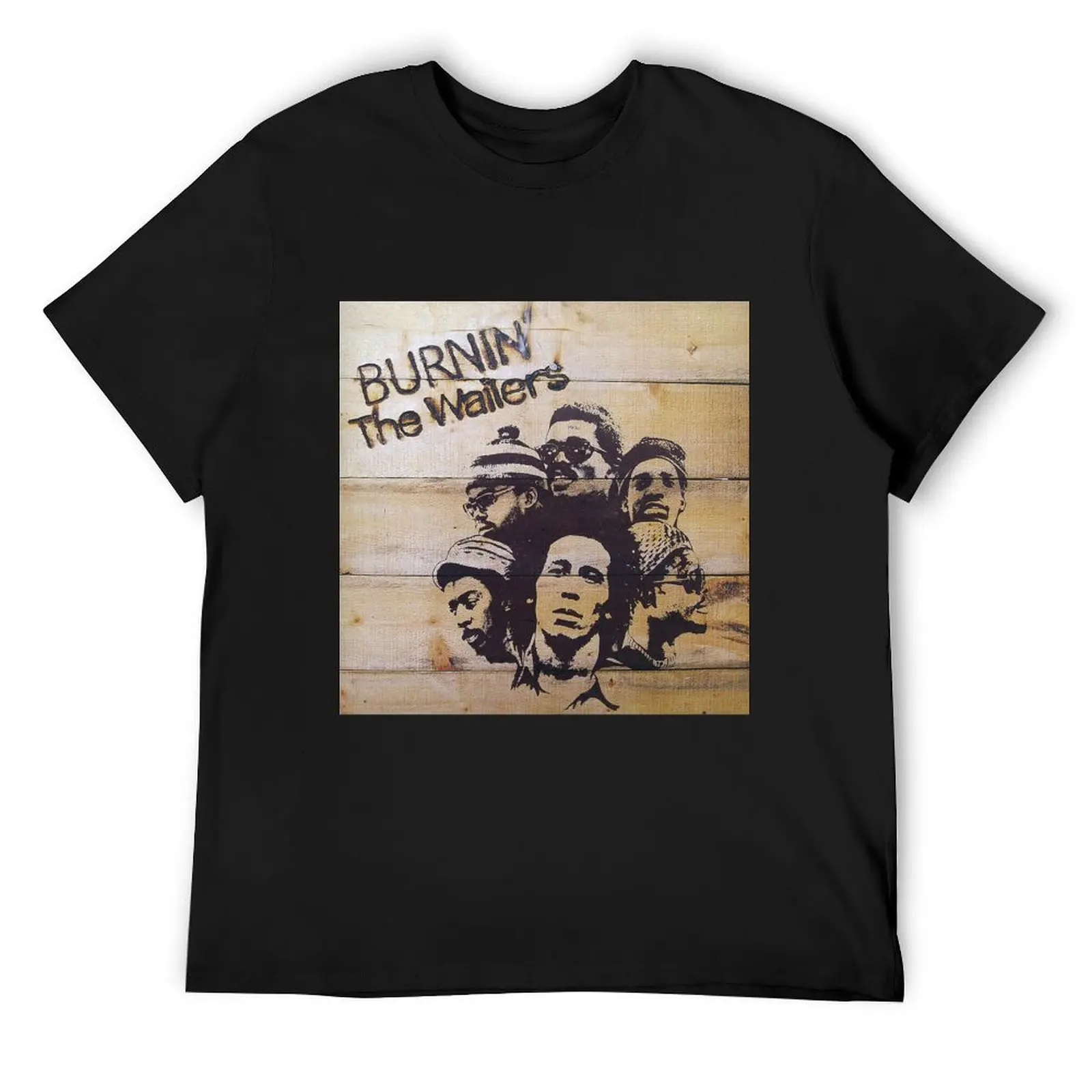 Футболка The Wailers Burnin большие футболки с аниме таможенные для мужчин