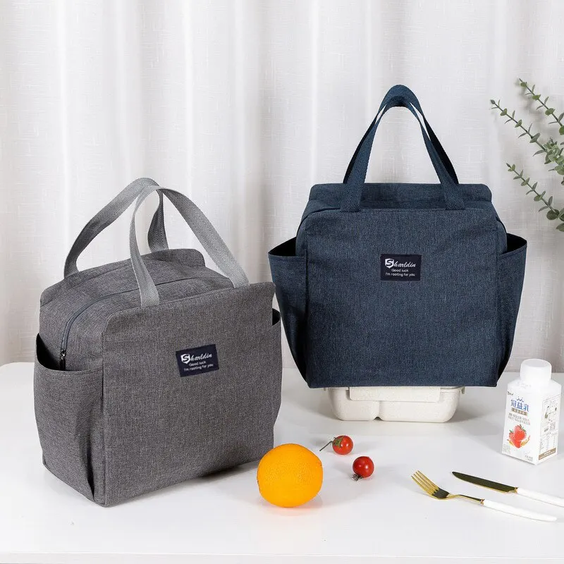 

Large Capacity Cooler Bag Foldable Waterproof Oxford Portable Zipper Thermal Lunch Bags Insulated Freezer Camping Picnic