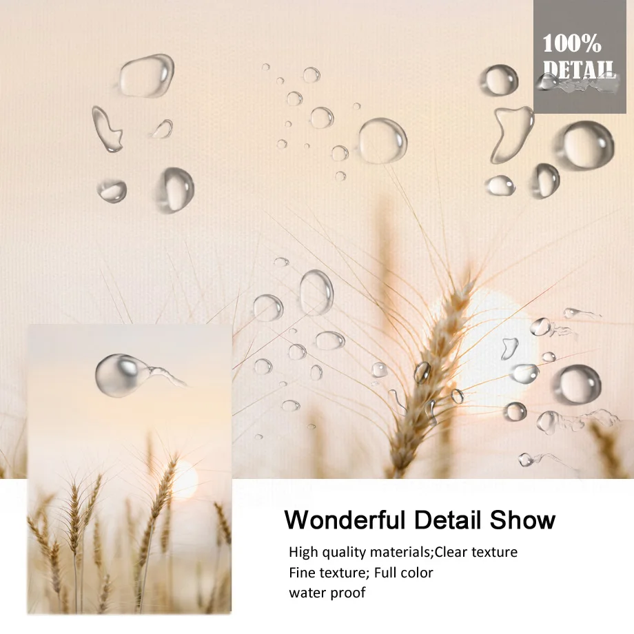 Бохо природный пейзаж озеро волна Пальма Фреска скандинавские стены Искусство