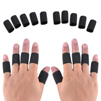 10pcs stretchy finger protector sleeve professional sport finger guard creative knitted basketball volleyball sport finger guard