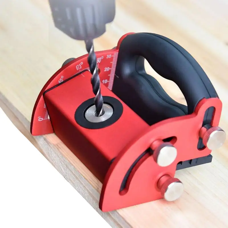 

Oblique Hole Locator Adjustable Oblique Locator Puncher Woodworking Drilling Locator Puncher Angle Adjustment Inclined Drilling