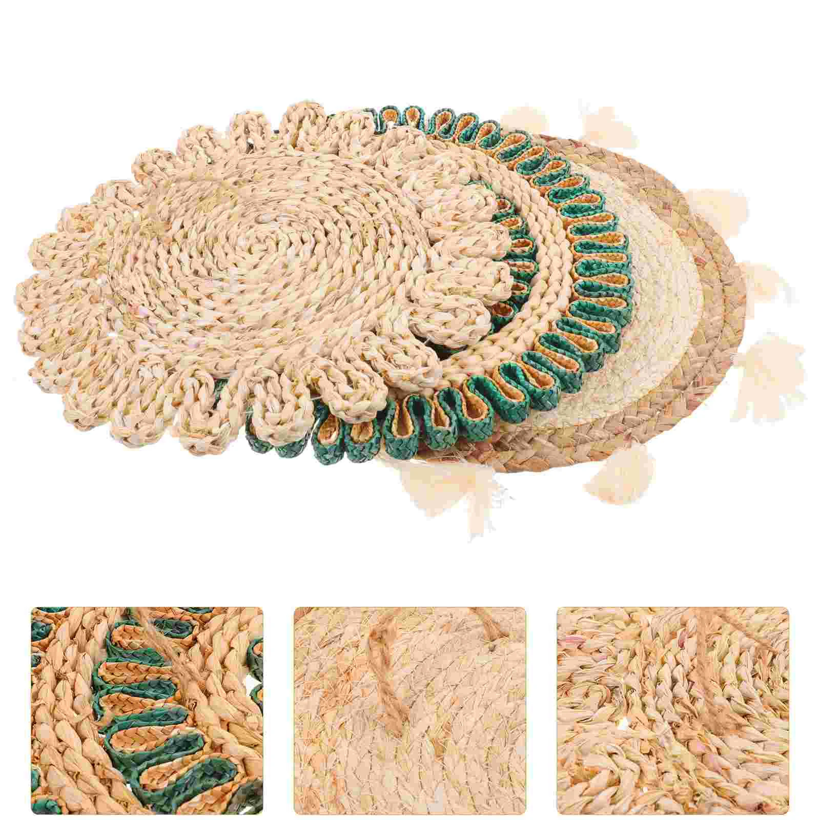 

Wall Decor Wovenpendant Decorative Ornament Room Home Craft Rattan Kids Living