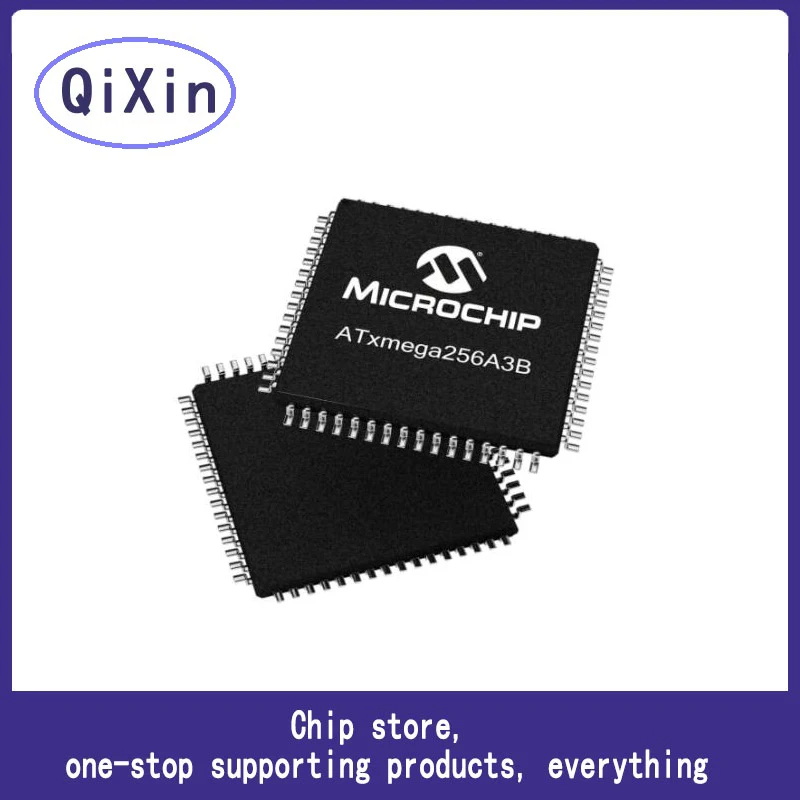 100% NEW Original ATXMEGA256A3BU-AU A3BU Microcontroller IC 8/16-Bit 32MHz 256KB (128K X 16) FLASH 64-TQFP