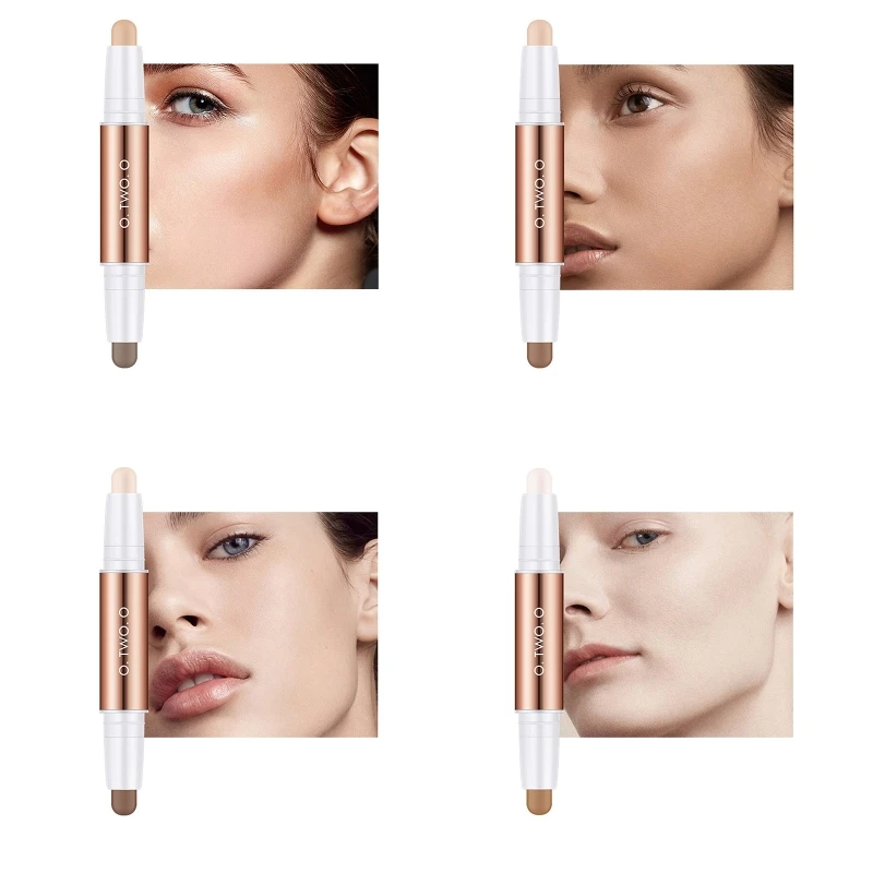 

MAKEUP Stick Highlight & Contour Face Brightens & Shades Pencil Highlighters 2 IN 1 Contour Highlighter Concealer Drop Shipping