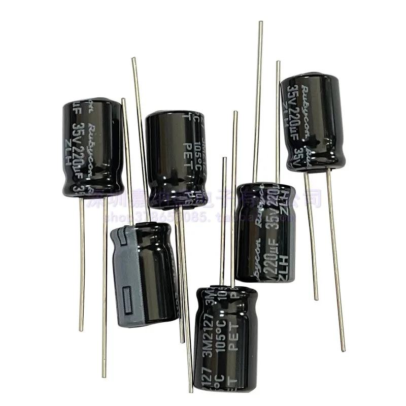 

200Pcs/lot new original Japanese electrolytic capacitor 35V 220UF 8*11.5mm ZLH high frequency long life