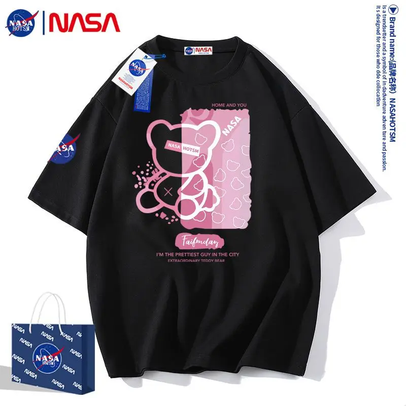 

NASA Summer Men's Printed Short Sleeve Casual Round Neck T-Shirt