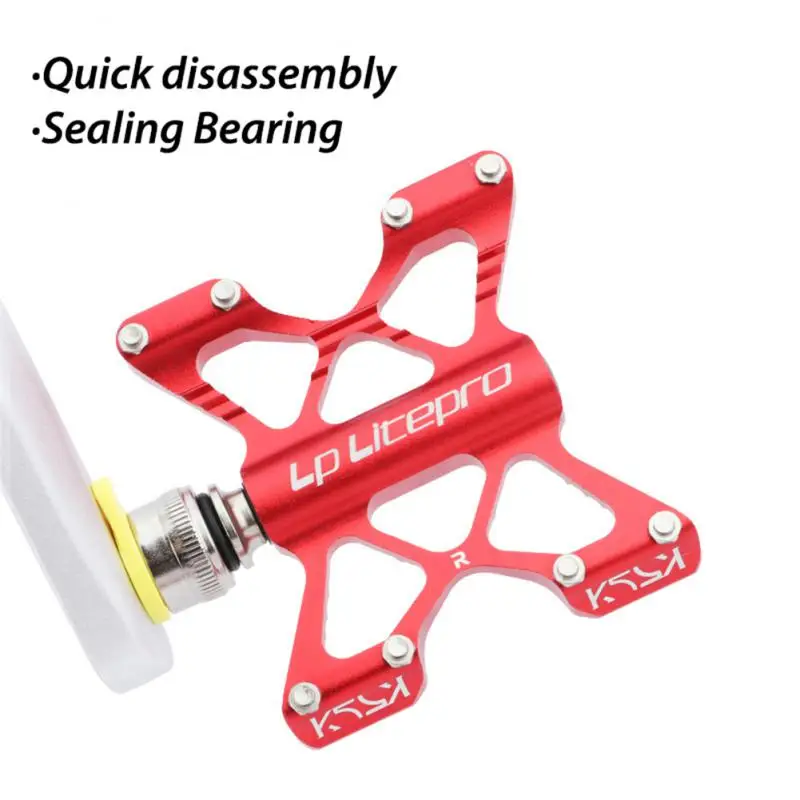 

Litepro K5 Quick Release Pedal Widened Non-Slip Ultralight Aluminum Alloy DU Sealed Bearing Folding Bike Pedals MTB Bicycle Part