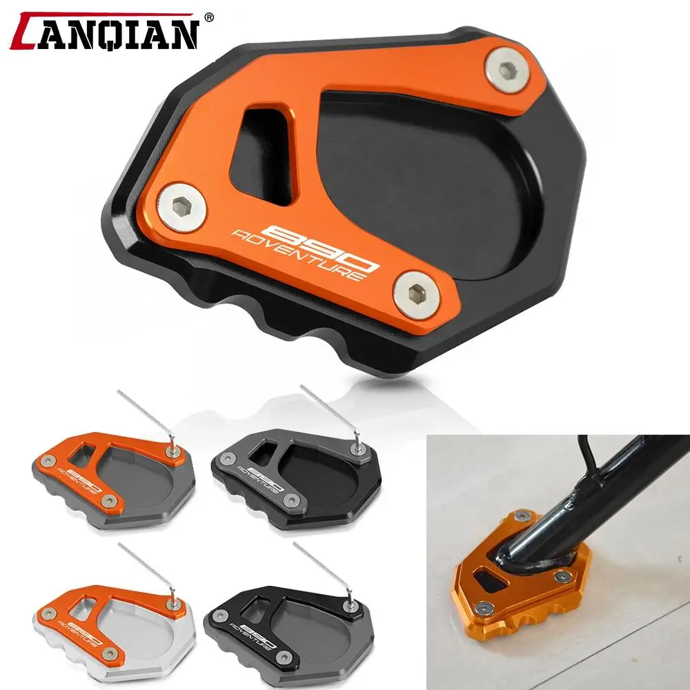 

FOR 890 ADV Adventure / R 890 Adventure R 2020 2021 Motorcycle CNC Side Stand Enlarge Foot Pad Support Plate Kickstand Extension