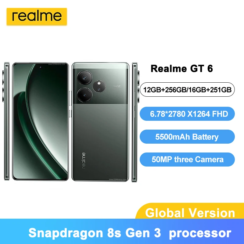 Смартфон Realme GT6 16/512ГБ global