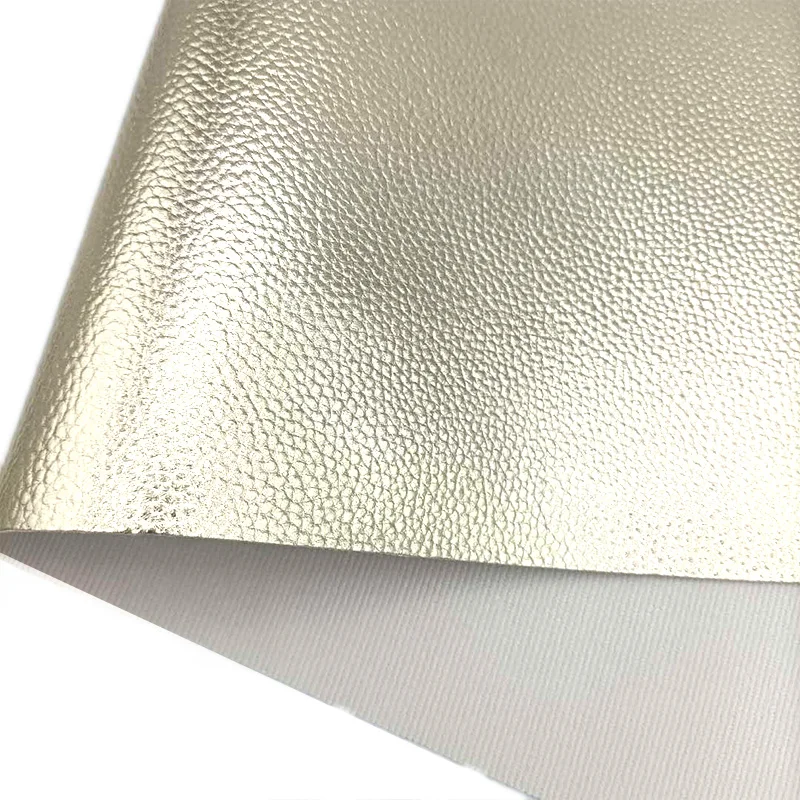 

46x135cm Matte Solid Colors Plain Design Litchi Texture PU Embossed Synthetic Leather Fabric For Making Shoe/Bag/Earring/Purse