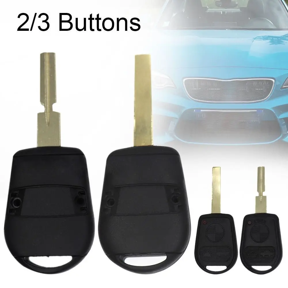 

Необработанное лезвие 2/3 кнопок, Автомобильный ключ, женский брелок, дистанционный ключ, оболочка автомобильного ключа для BMW E31, E32, E34, E36, E38, E39, E46, Z3