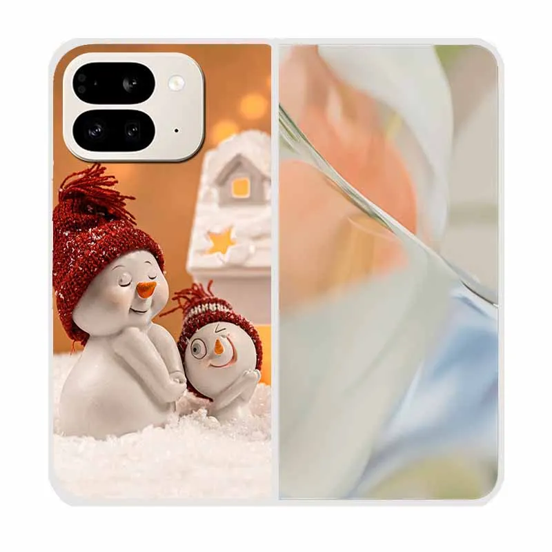 Складная задняя крышка для Google Pixel 9 Pro телефона из прозрачного твердого пластика