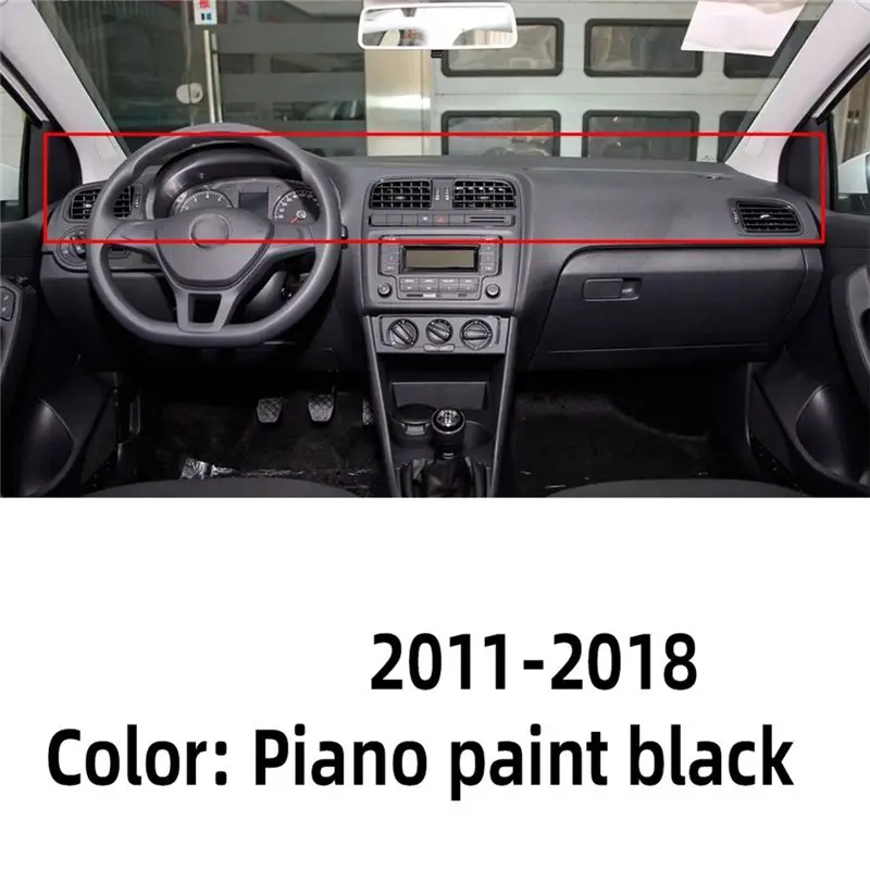 Фото L96A 6RD819728 C Крышка решетки воздуховода кондиционера для VW Polo 2011-2018 6R0 819 728 №3