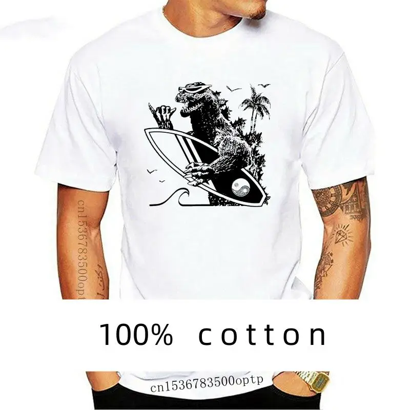 

Винтажная футболка для серфинга, зеленые футболки с динозавром для серфинга, животное, подарок для серфинга в Японии, 70s, 80s, 90s, винтажная доска для серфинга