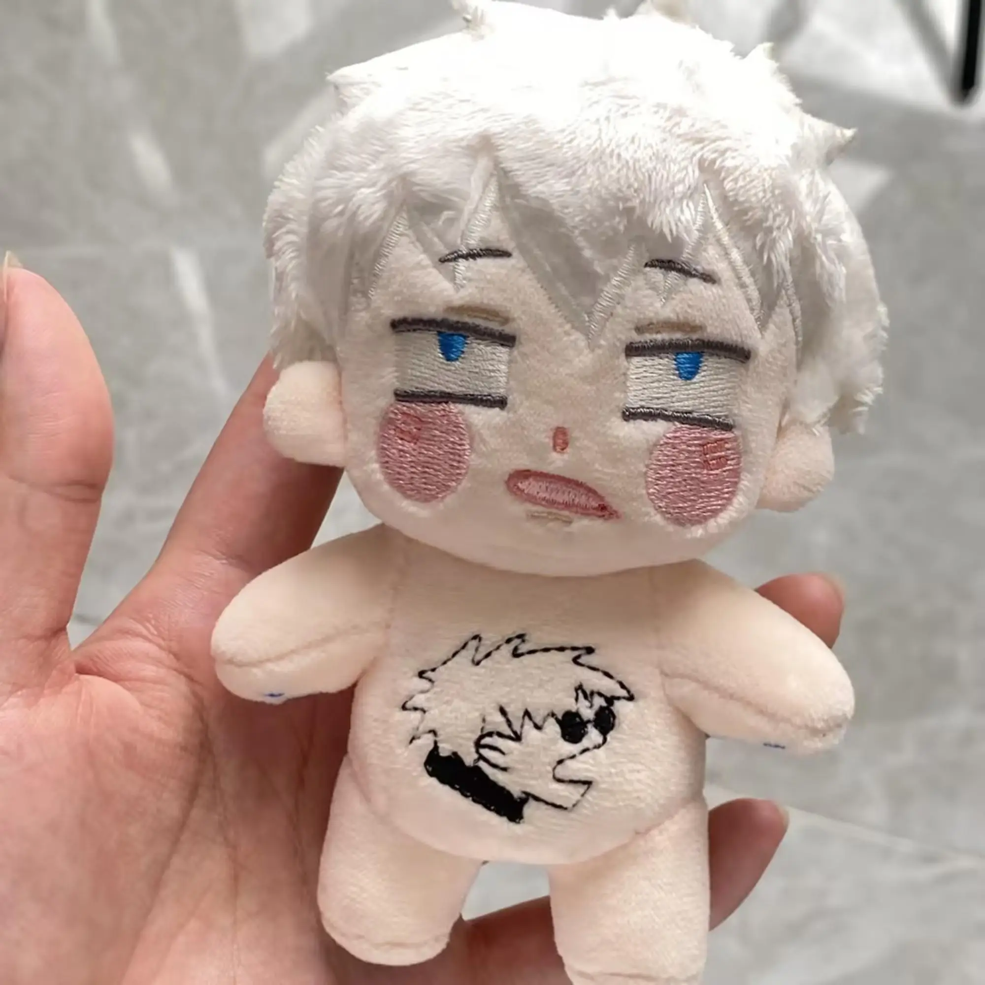 

New Jujutsu Kaisen Funny Anime Plushie Gojo Satoru Geto Suguru Cosplay Figure Plush Stuffed Doll Starfish Body Dress Up Doll