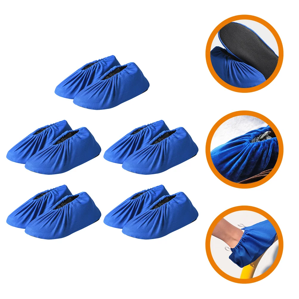 

Shoe Cover Coverings House Shoes Protector Walking Boot Reusable Covers Indoors Home Supply