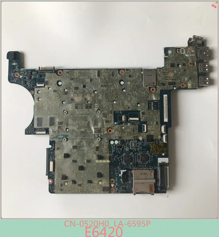 For Dell E6420 Laptop Motherboard PAL51 LA-6595P QM67 PGA989 0520H0 CN-0520H0 With Graphic Card 100% Working |