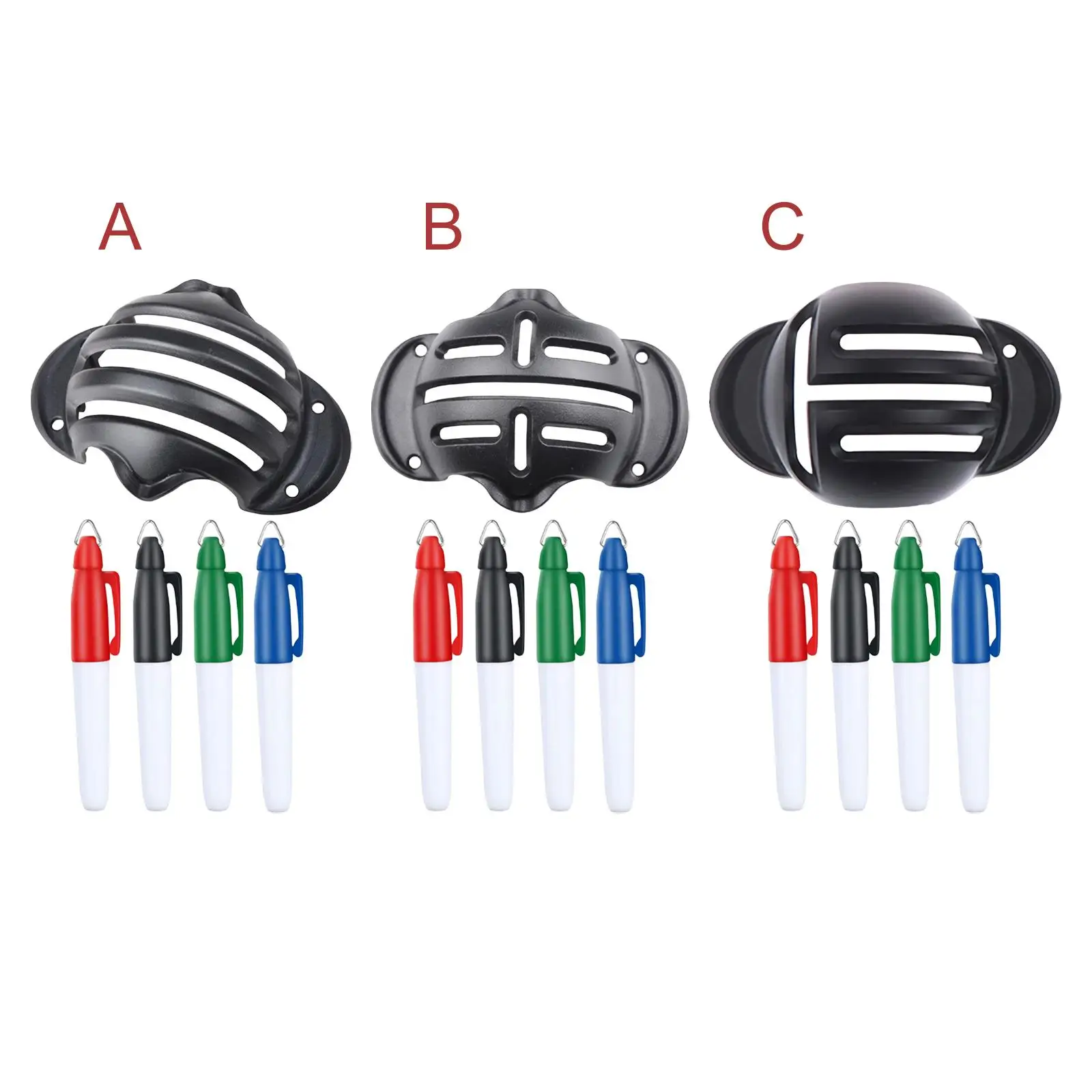 

with 4Pcs Marker Pens Golf Ball Line Marking Alignment Golf Ball Marker Colorful Identification Alignment Tool for Golf Outdoor