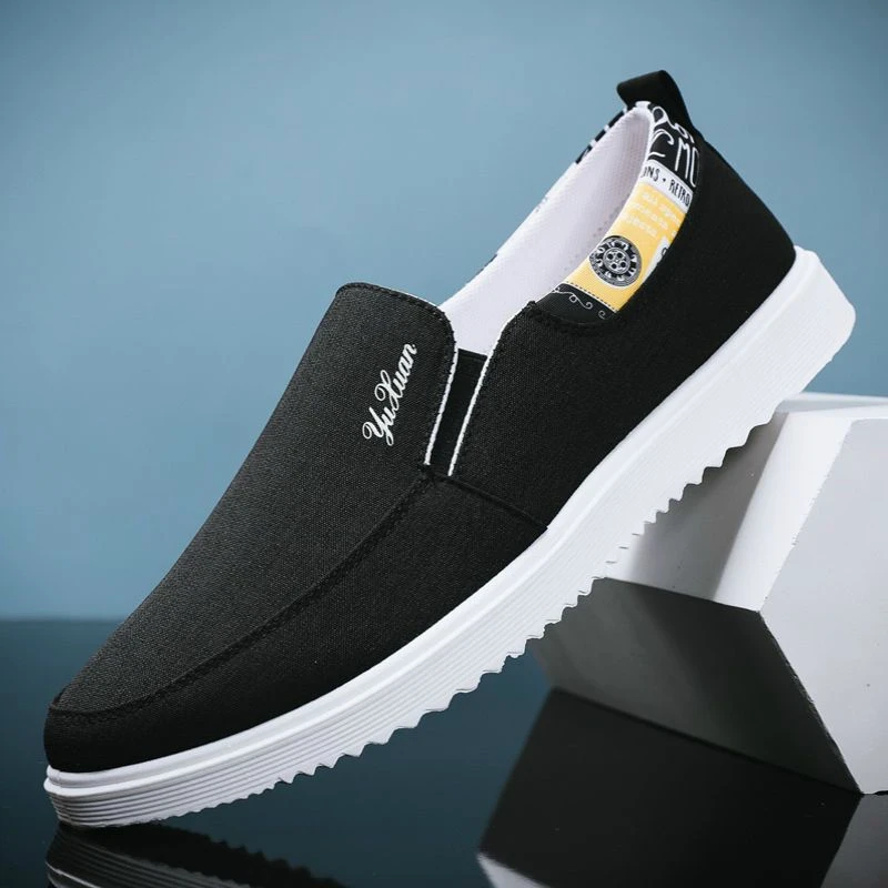 

Мужские повседневные туфли, дышащие лоферы, плоская подошва, Корейская модель, весна-лето