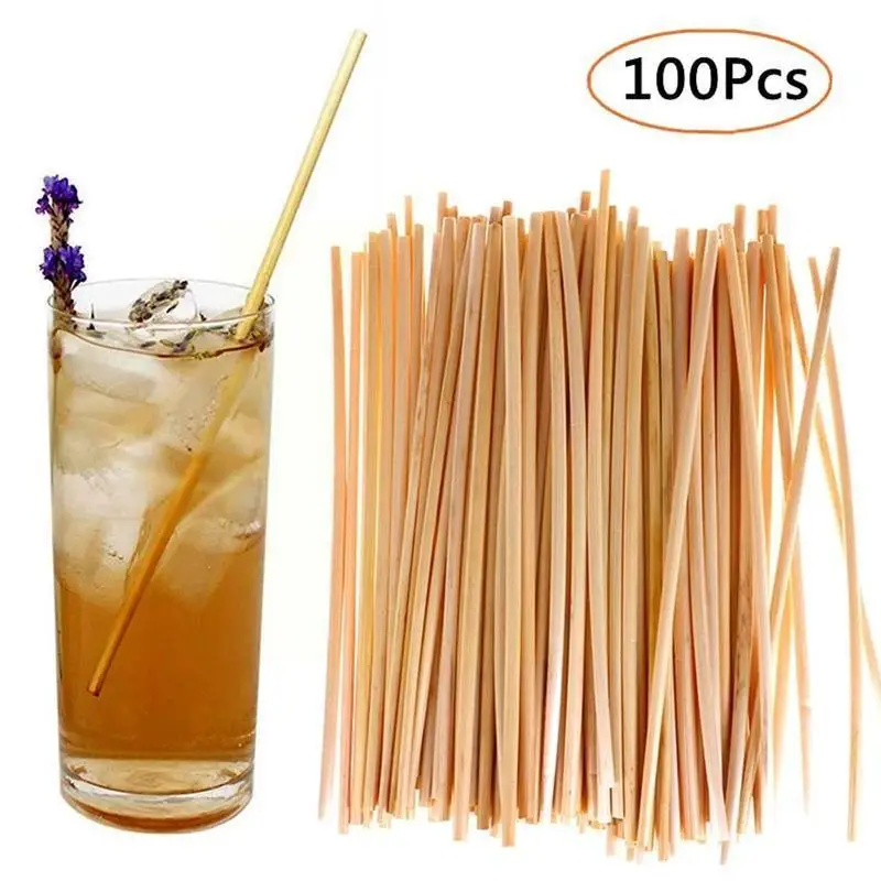 

100pcs Eco Friendly Vintage Kraft Paper Straws Wedding Kids Event Party Favors Supplies Drinking Decoration Birthday Z0N7