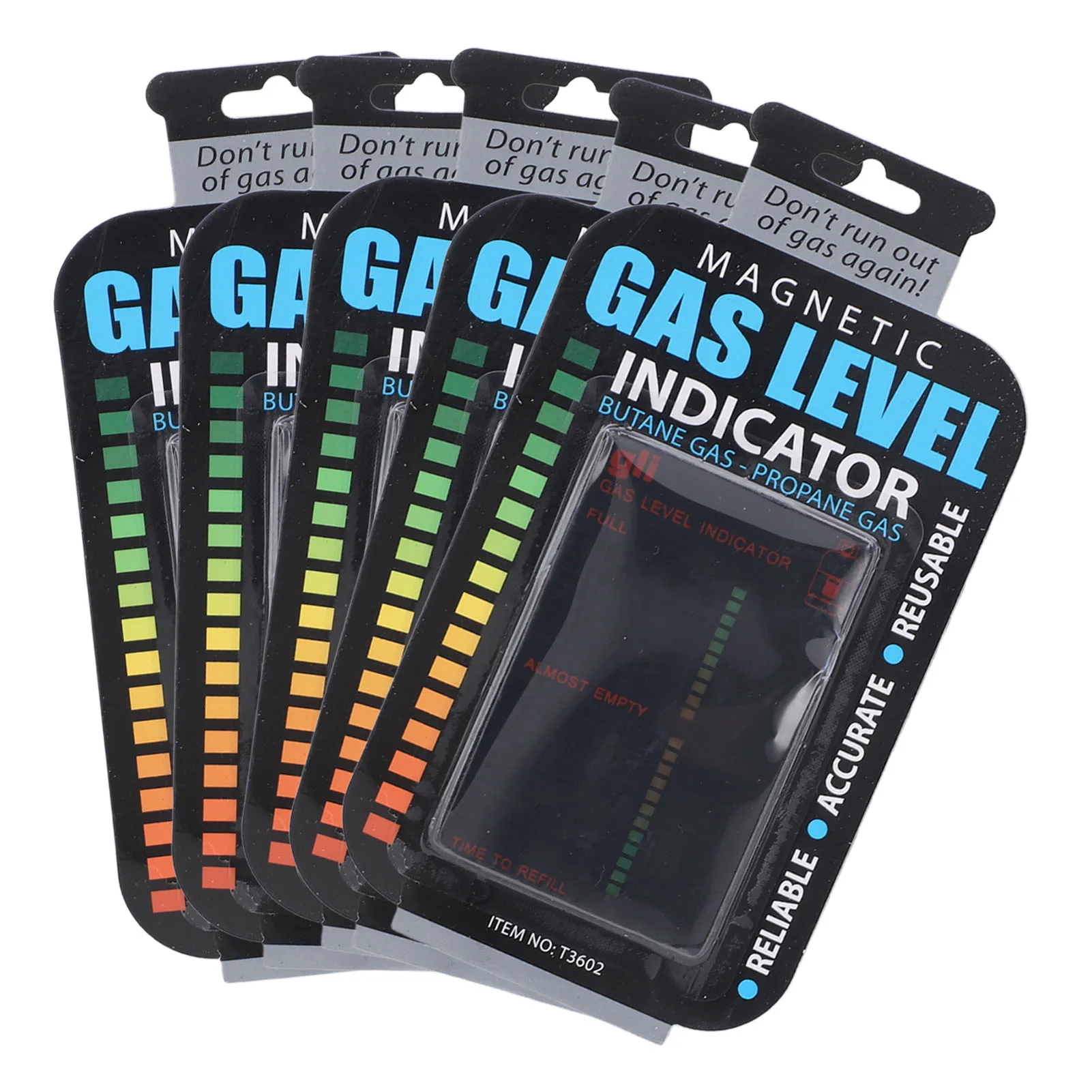 ZK20 5 шт. индикатор уровня газа портативный магнитный пропан индикаторы топлива