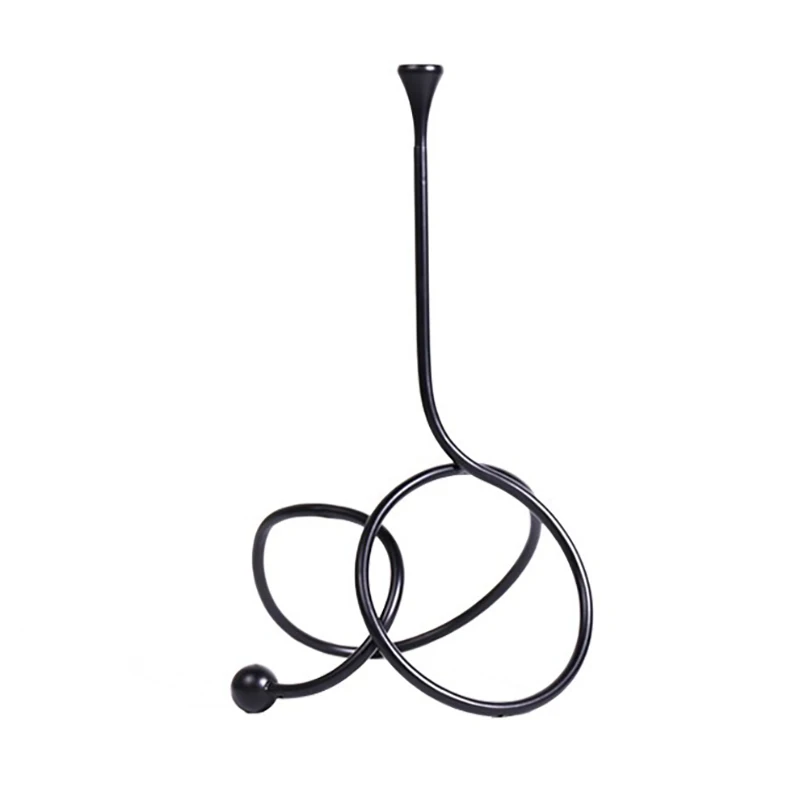 

Modern Minimalist Metal Candlesticks Decoration Black White Large Candle Holders Decor Nordic Luxury Wedding Table Decoration