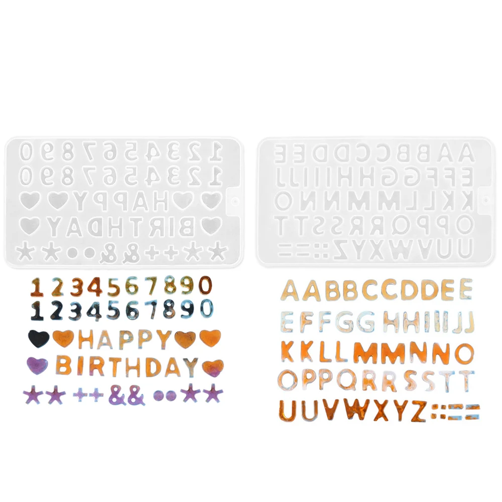 

Letter Number Silicone Mold DIY Pendant Resin Jewelry Making Tools Resin Epoxy Mold For Keychain Earring Jewelry Handmade Crafts