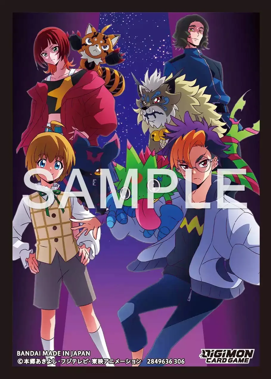 Новые официальные протекторы для карт Bandai DTCG Vol.3 (60 шт., 4 дизайна) Digimon Savers Beatbreak, аниме-протекторы для карт, изысканный подарок, игрушки, 2026 год (art.: 3920dbf73eeb3) - 3920dbf73eeb3