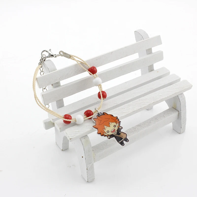 Новые браслеты Kawaii Bungo бродячие собаки аниме иконы Haruka город бусины цепочка