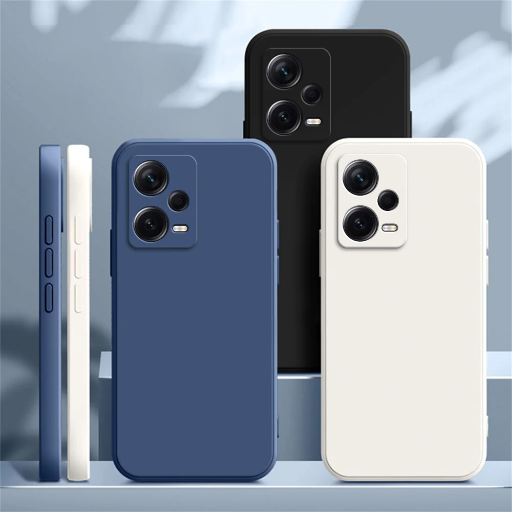 Оригинальный чехол Funda из жидкого силикона для Xiaomi Redmi Note 12 Pro 5G 13 11 10 9 9s 10s 11s S 4G