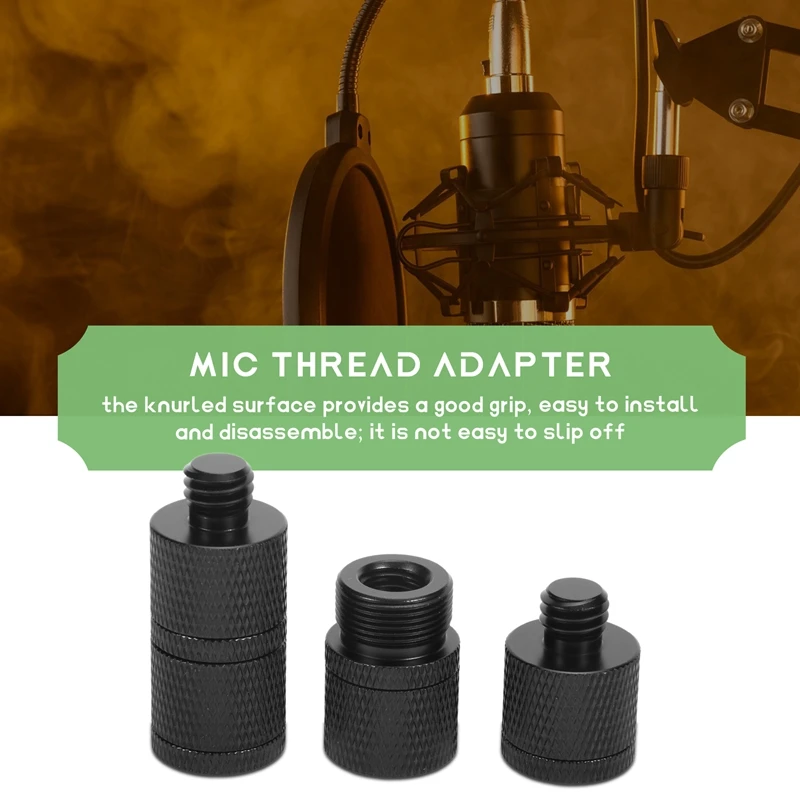 Набор адаптеров для резьбы микрофона