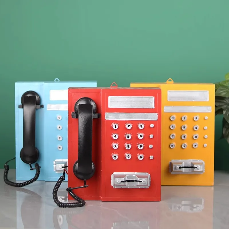 Винтажная розовая настенная Подвеска для телефона радиомодель украшение