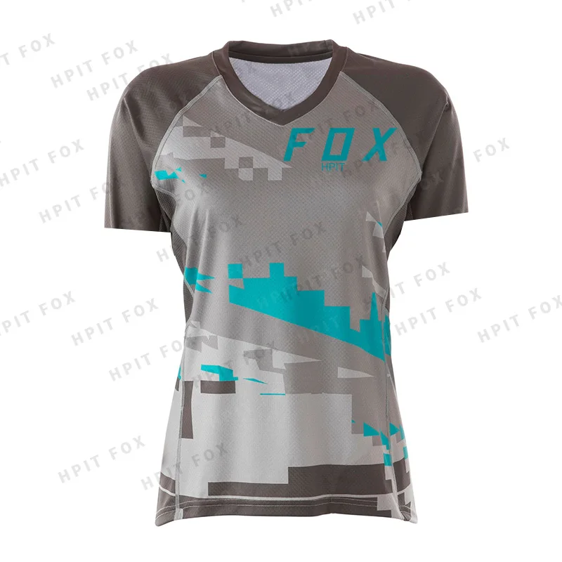 

2022 Motocross Mountain Enduro Bike Clothing Bicycle Moto Downhill T-shirt hpit fox Women Men Cycling Jersey MTB Shirts BMX