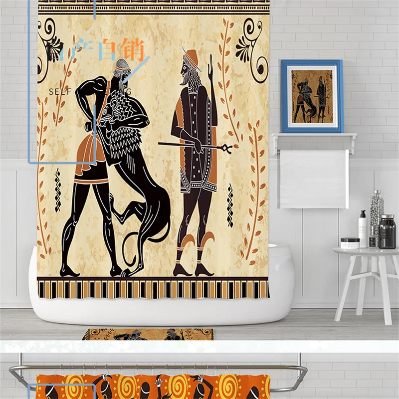 

Домашний декор, современные водонепроницаемые занавески для душа Curain для ванной комнаты, коврик для ванной комнаты