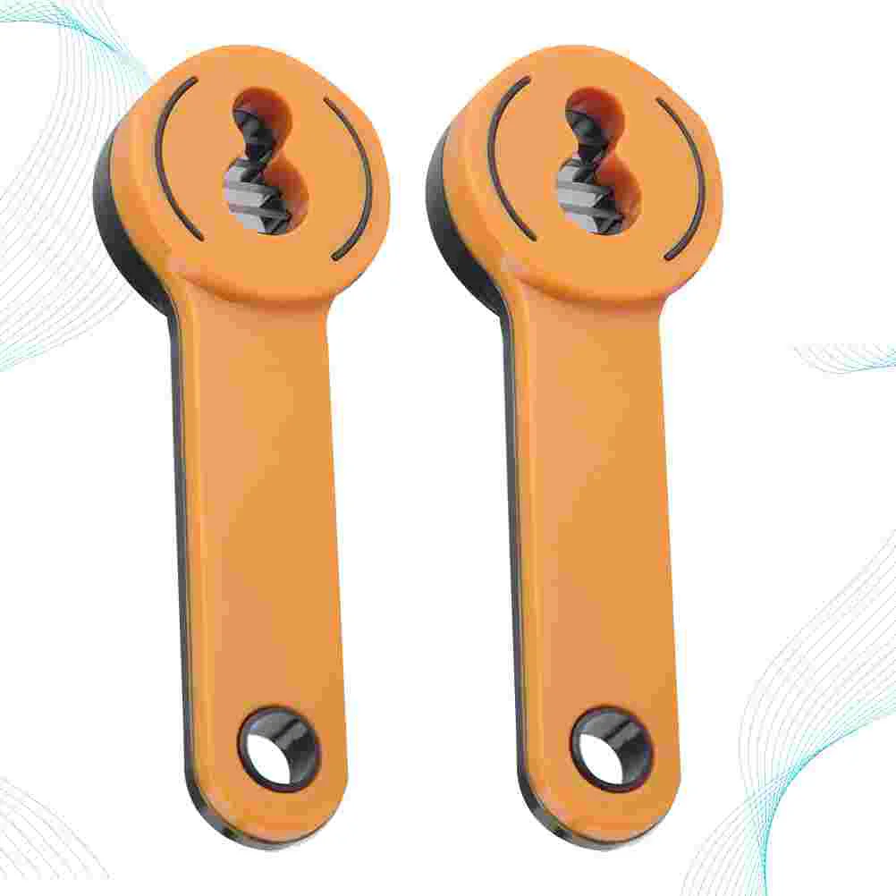 

2PCS Bean Slicer Shredder Stainless Steel Vegetable French Fry Kitchen Tool for Snow Bean Green Bean Garlic Home Orange