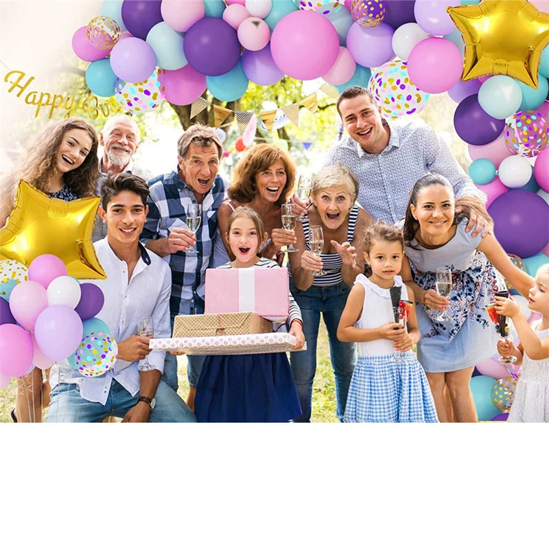 Воздушный шар в виде единорога арка украшения на 1-й день рождения детские для